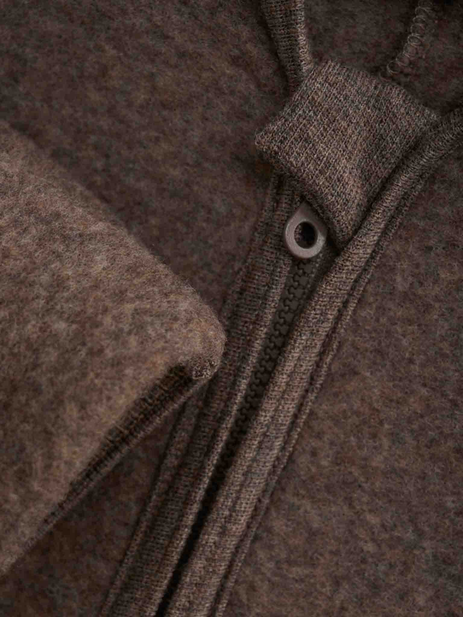 Kombinezon z wełny merinohuttelihut brown melange