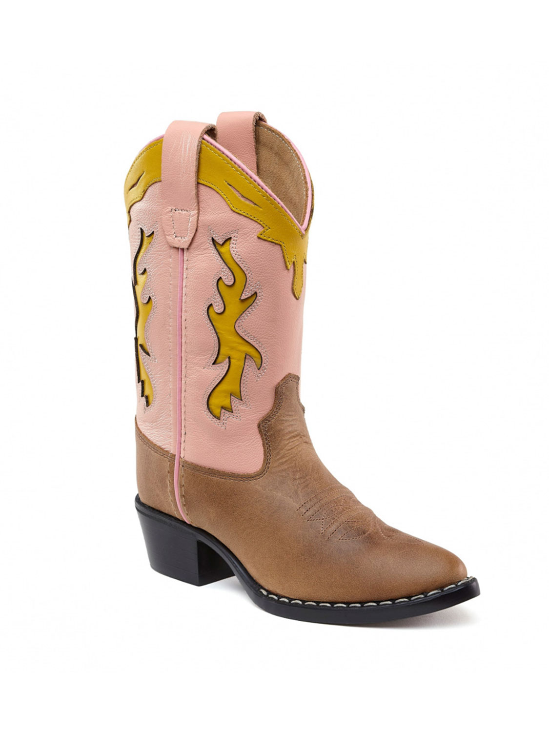 Kowbojki brąz dziecięce kowbojki brąz dla dzieci Candy Brown Kids Bootstock