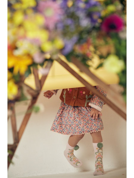 louise misha spódnica dziewczęca kwiaty floral blush