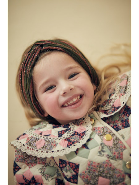 opaska na głowę khaki cooper stripes louise misha