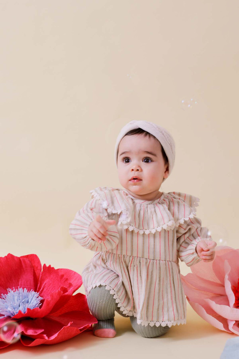 ROMPER louise misha w paski multicolor stripes francuska