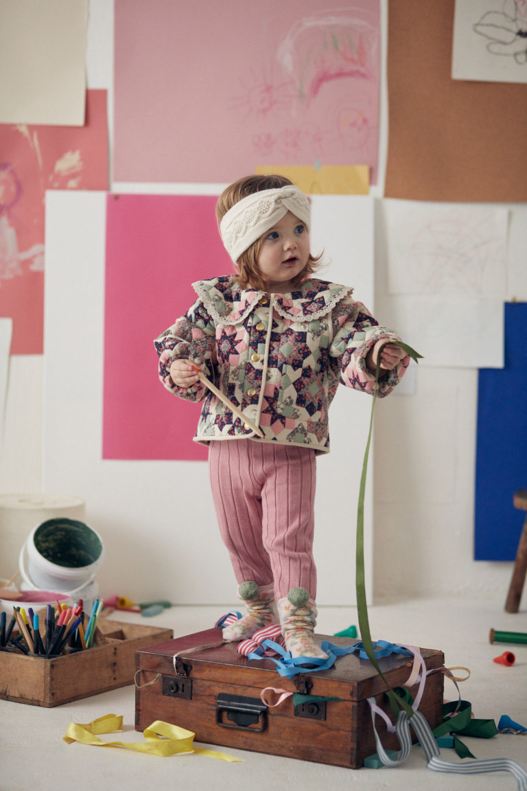 kurtka jesienna patchworkowa we wzory louise misha