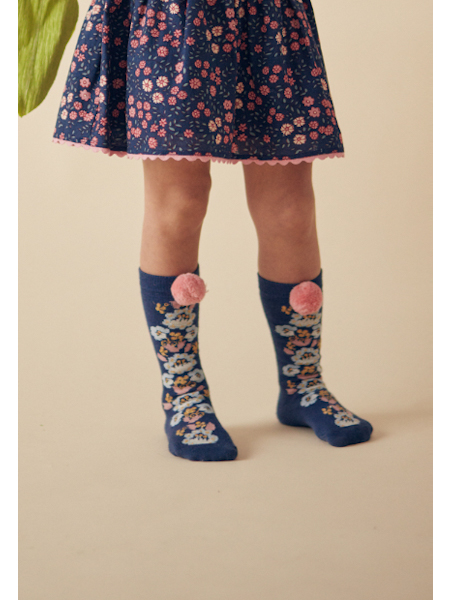 skarpetki pod kolano midnight niebieskie louise misha