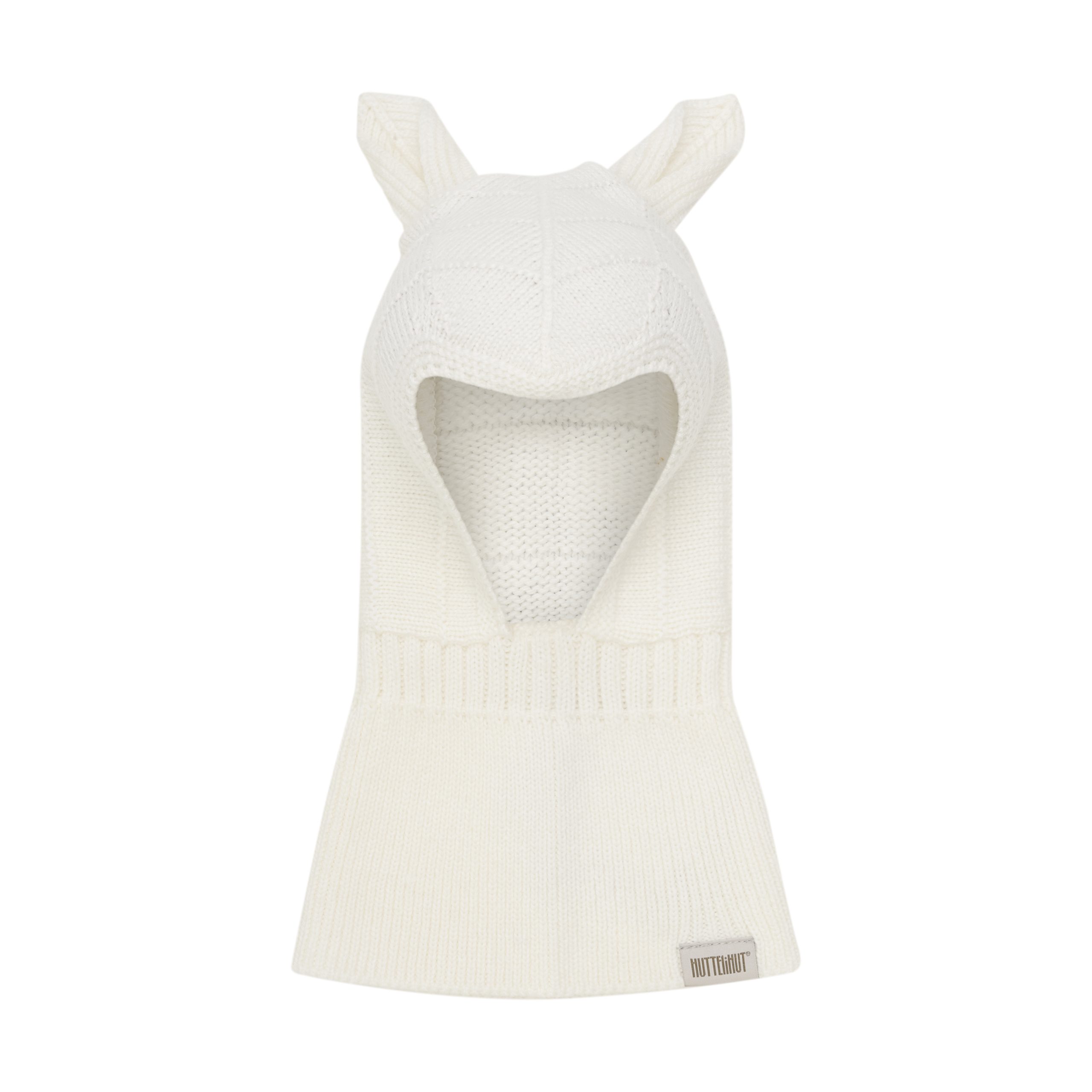 Kominiarka off white huttelihut z wełnianej dzianiny wełna