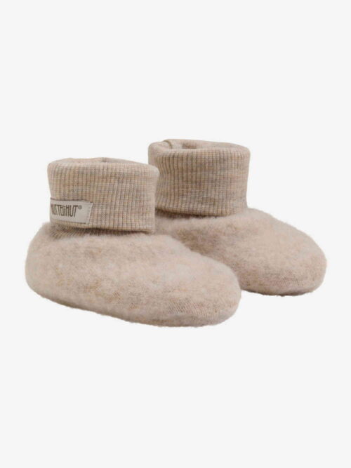 niechodki wełniane huttelihut wełna merino camel melange