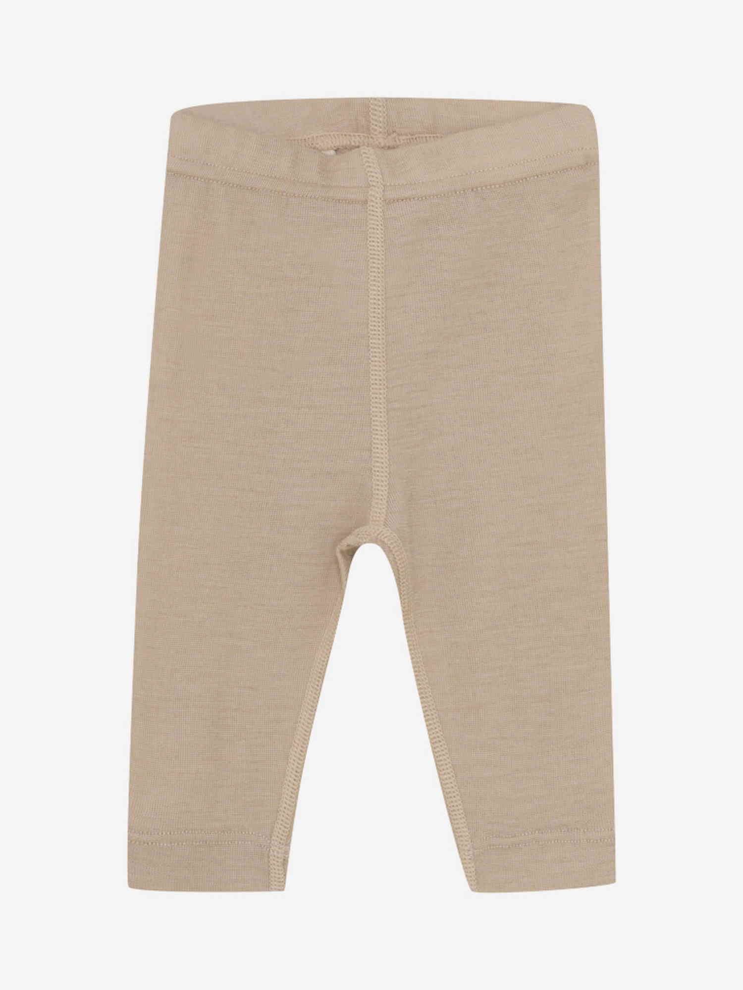 beżowe wełniane legginsy huttelihut