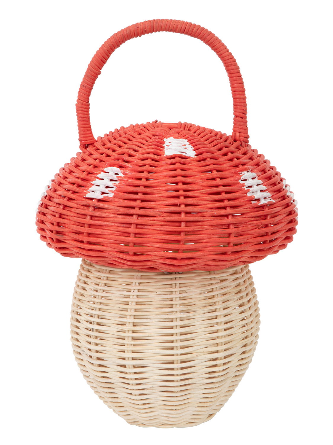 koszyczek rattanowy muchomorek zabawka meri meri