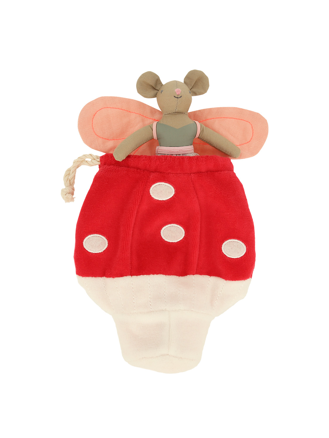 Lalka myszka Meri Meri muchomorek