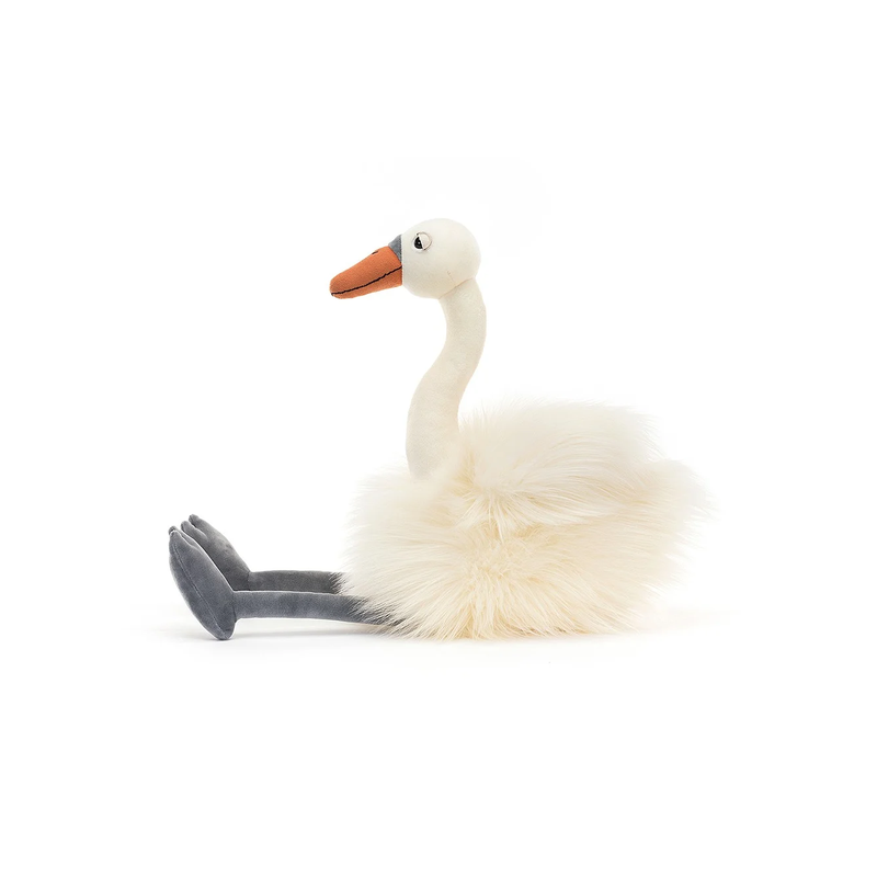biały łabędź plusak jellycat evelyn