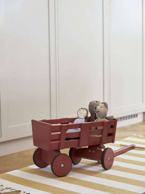 wózek dla lalek dziecięcy Kid's Concept Carl Larsson red