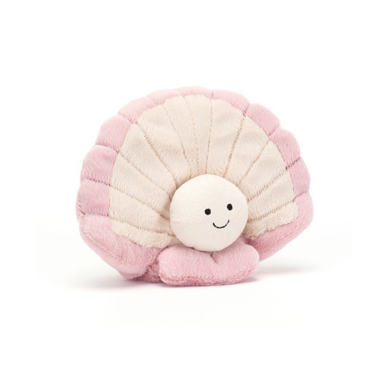 małż perełka w muszelce jellycat 19 cm