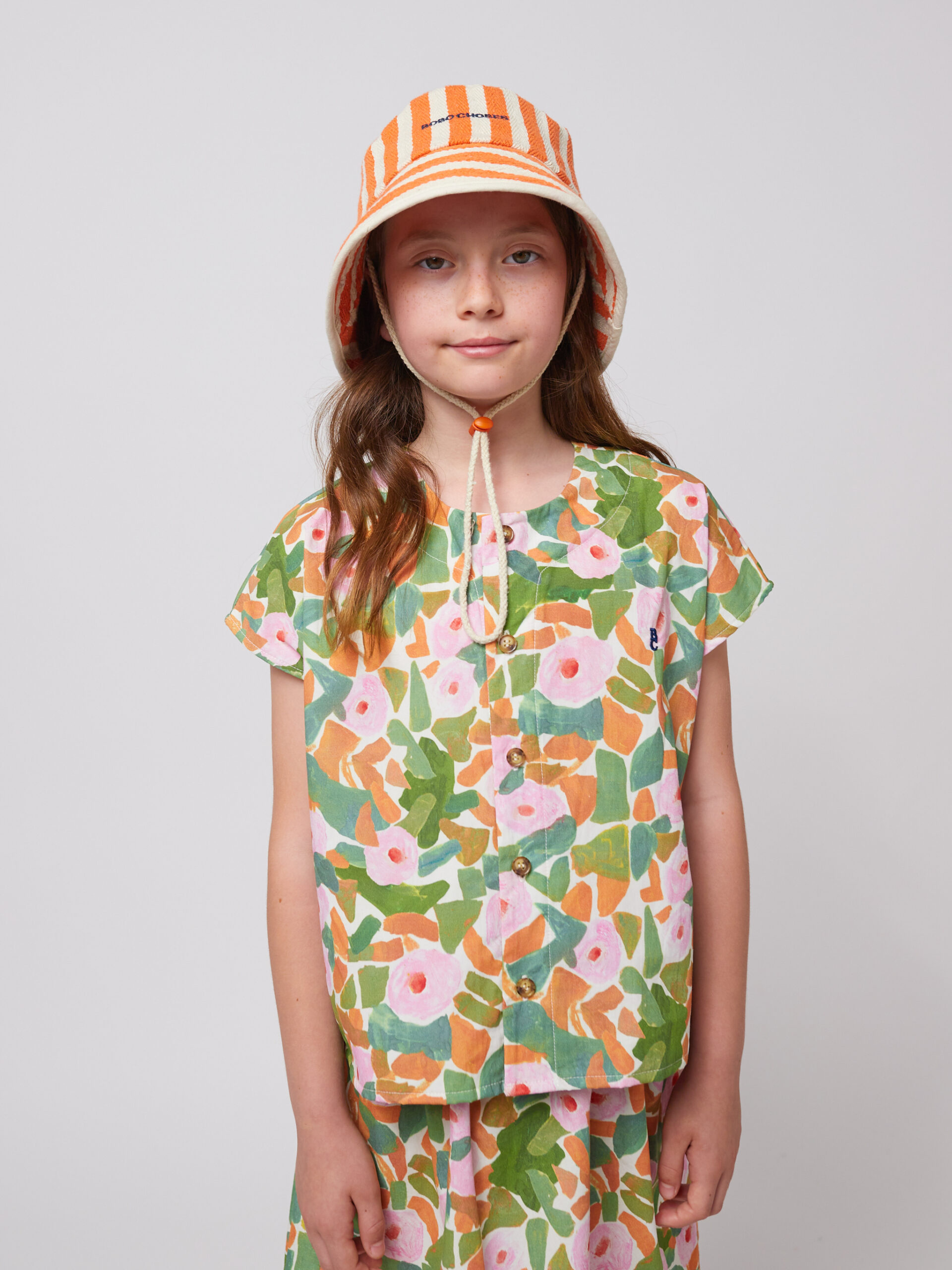 bobo choses floral all over woven shirt kwiaty joy 25
