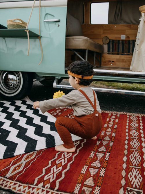 Silly Silas Cinnamon legginsy na szelkach dziecięce Hippy