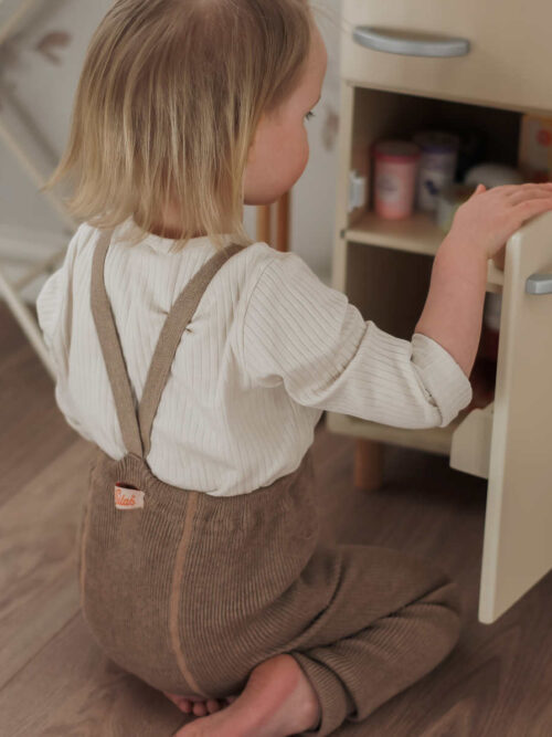 Roomy Footless Peanut blend legginsy na szelkach dziecięce