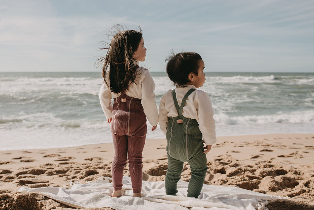 Rajstopy bez stópek Silly Silas matcha oat latte zielone