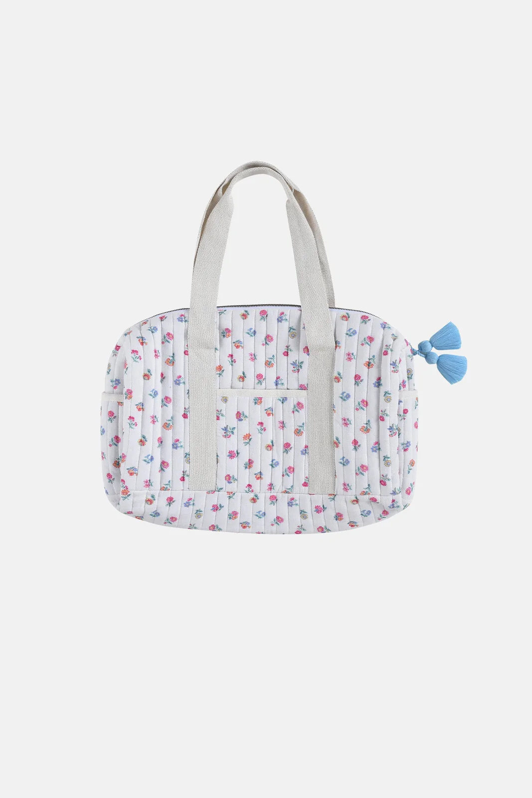 White felicita flow torba dzienna Louise Misha na plażę w kwiatki