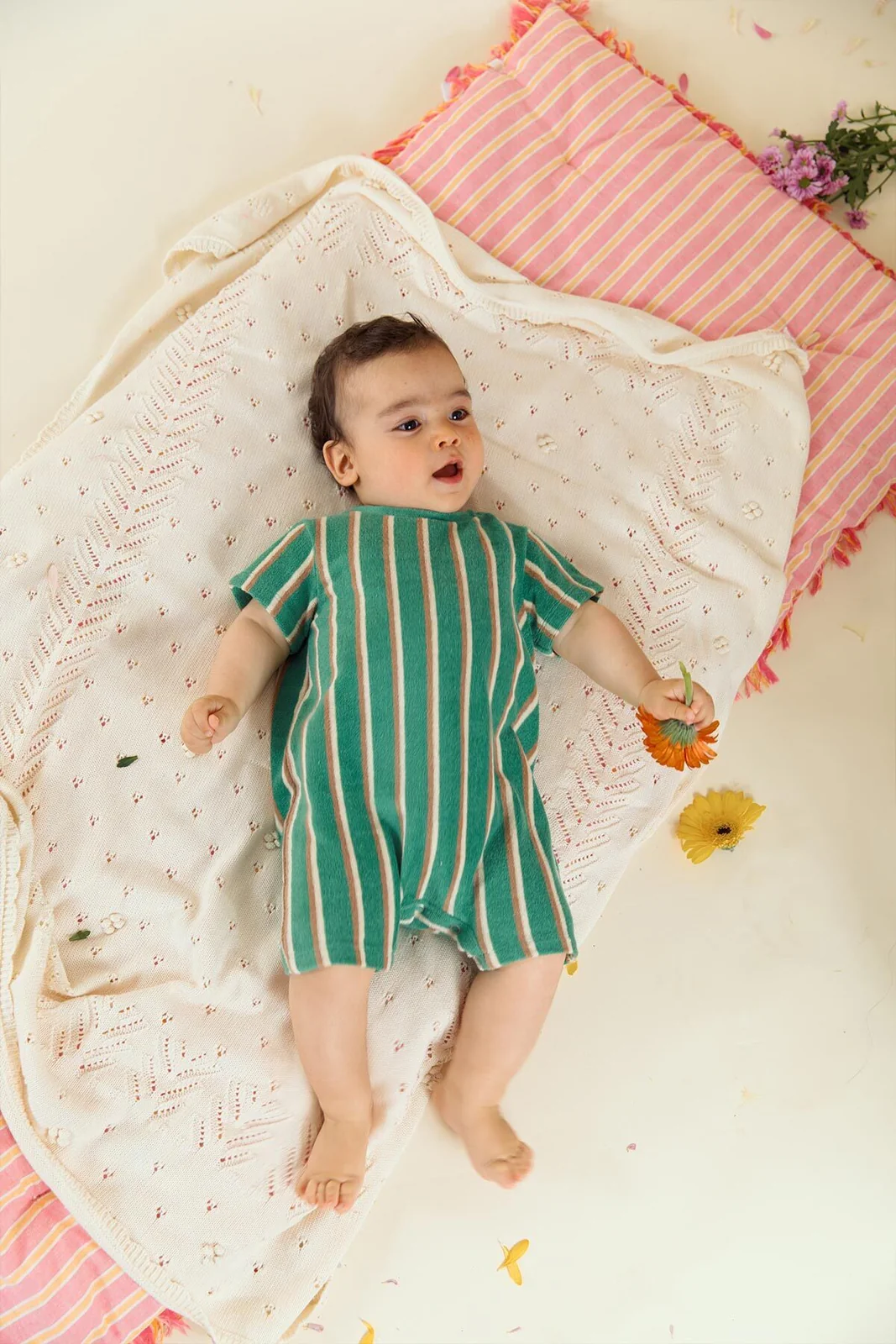 jumpsuit bogoma Grass Cypress Stripes louise misha kombinezon w paski