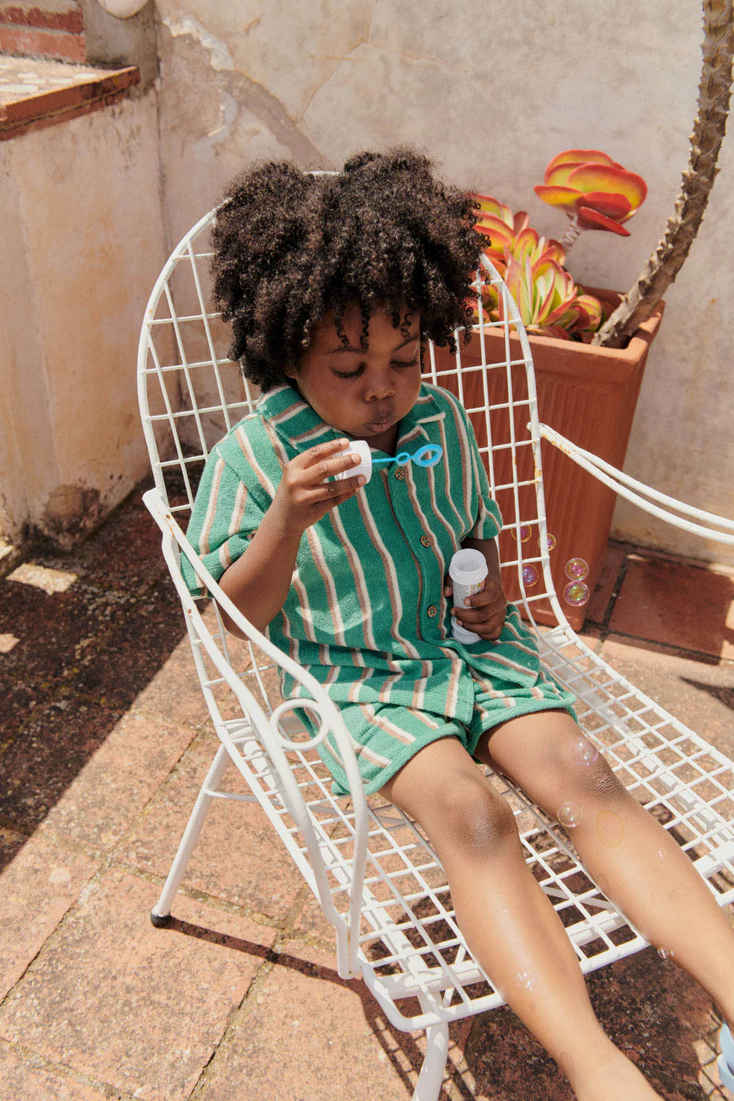 Grass Cypres Stripes louise misha koszulka w paski koszula