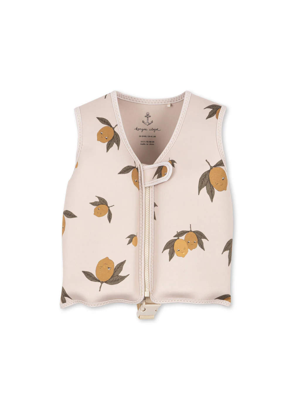 Kamizelka do pływania Konges Slojd wodna cytrynki sweet and sour lemon