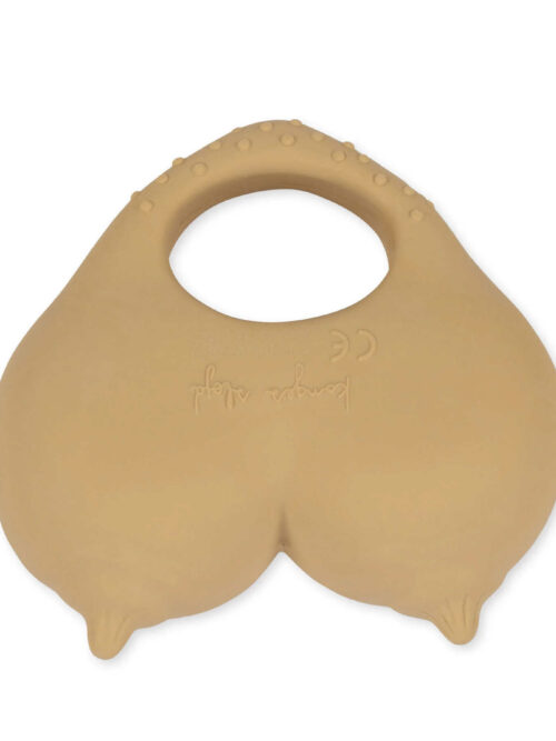 babs teether creamy white konges slojd gryzak niemowlęcy piersi