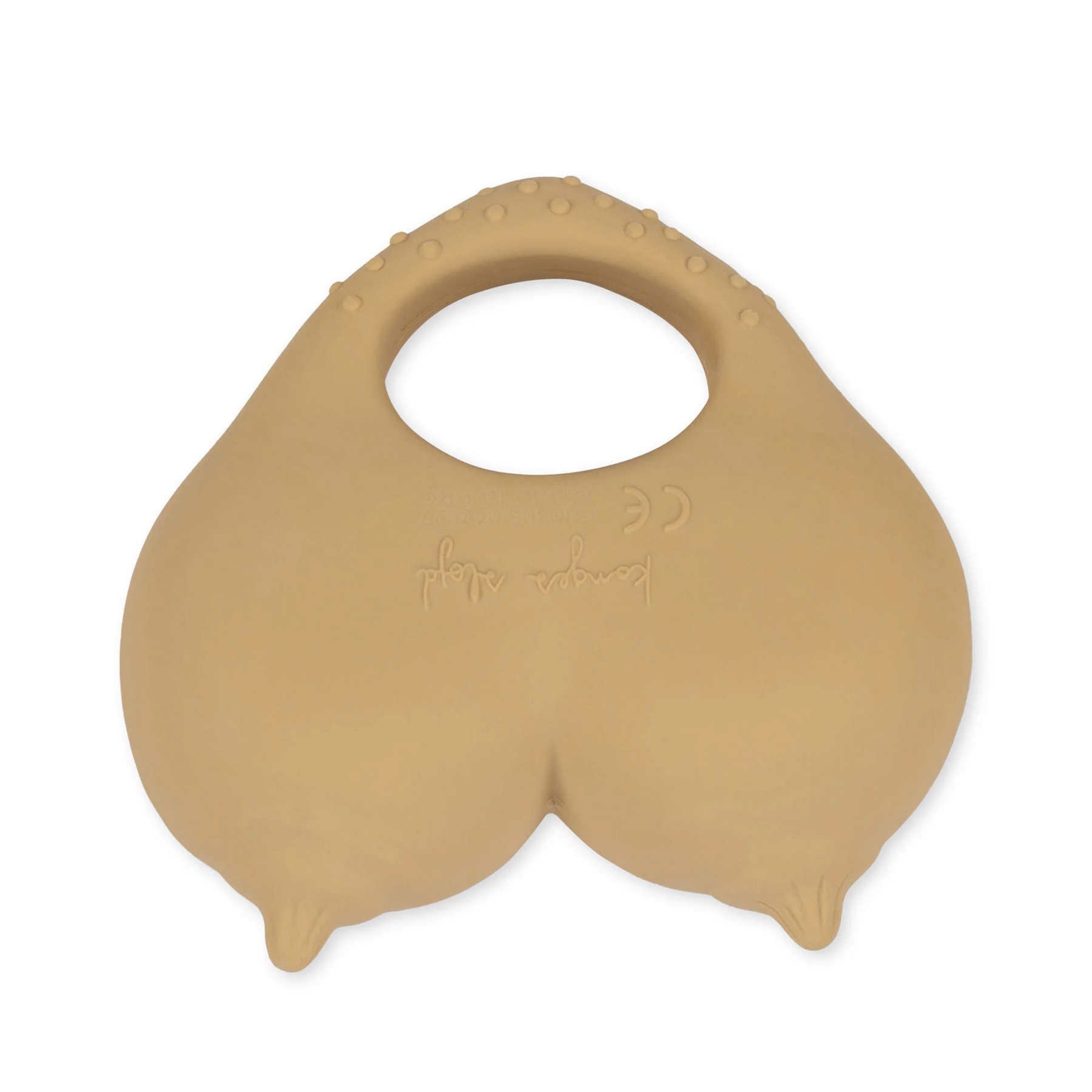 babs teether creamy white konges slojd gryzak niemowlęcy piersi