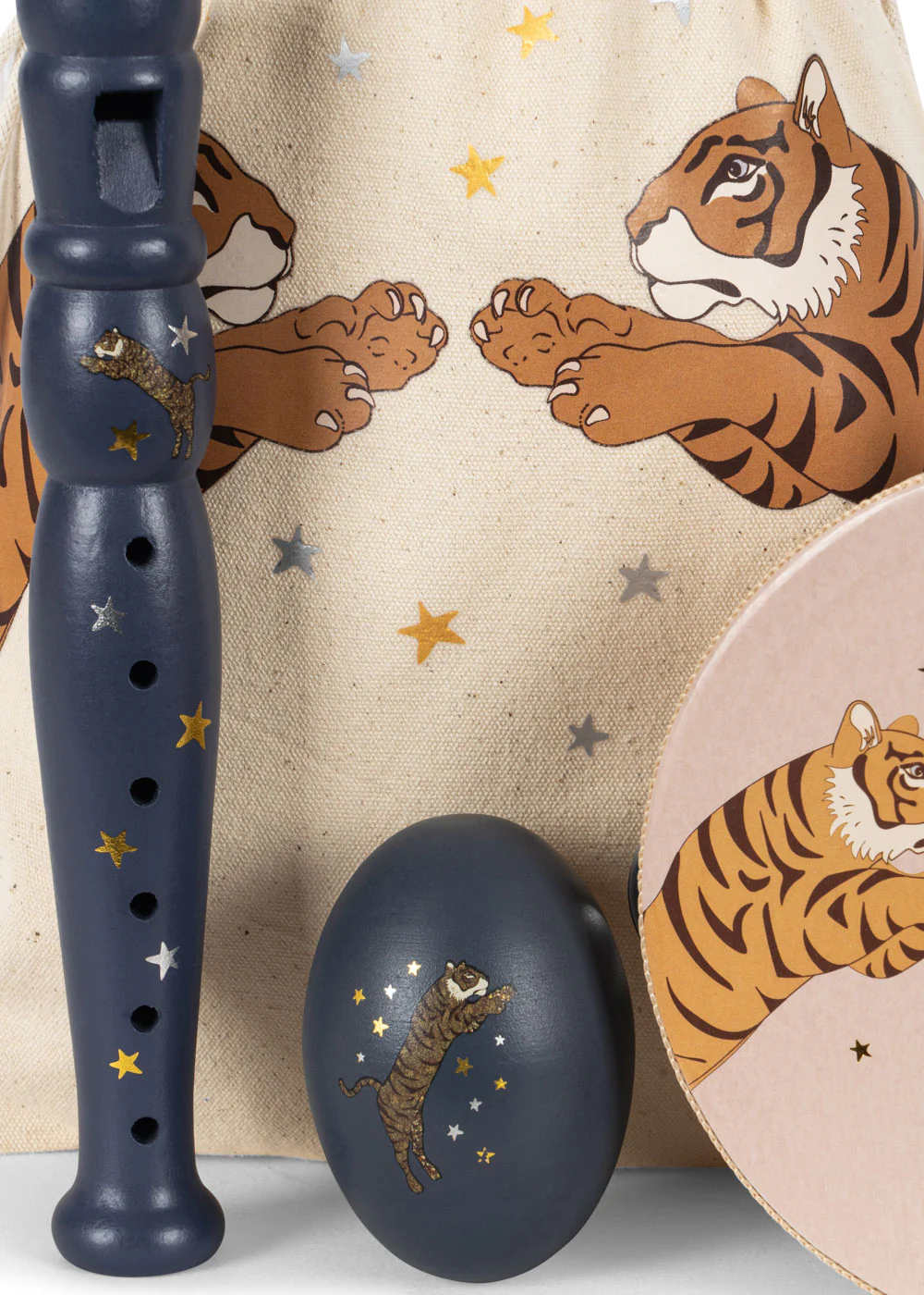 music set petite fsczestaw muzyczny konges slojd tiger tygryski tygrys