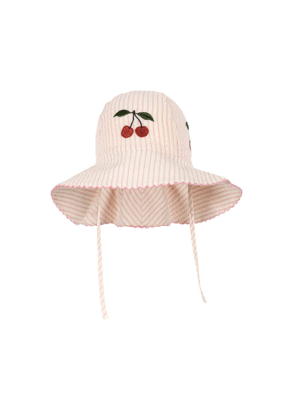 Kapelusz plażowy przeciwsłoneczny KOnges Slojd Ellie wiseinki paseczki Peony stripe