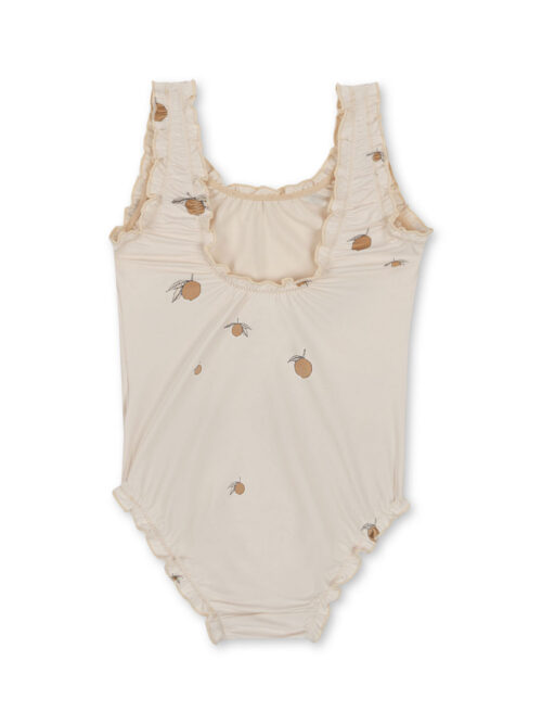 Konges Slojd Lemon cytrynki Collette biały strój swim suit