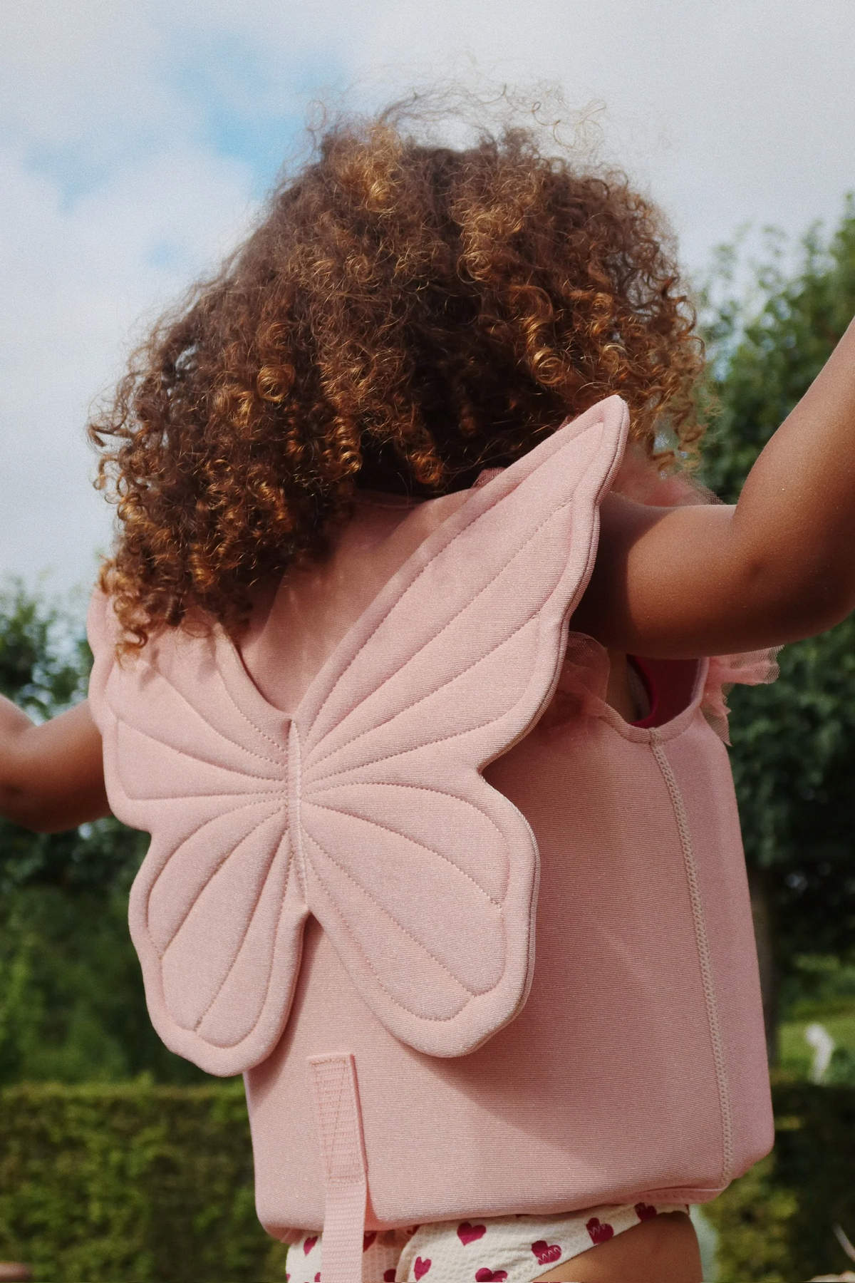 Konges Slojd Piper Kamizelka do nauki pływania ze skrzydłami powder pink