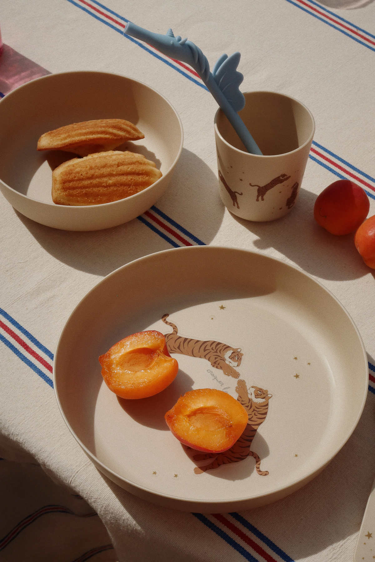 pla dinner set tiger konges slojd tygrysek zestaw obiadowy