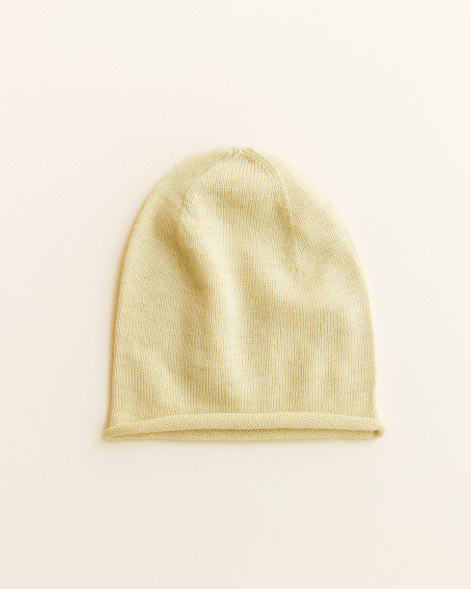 efa kight yellow hvid merino wool czapka beanie