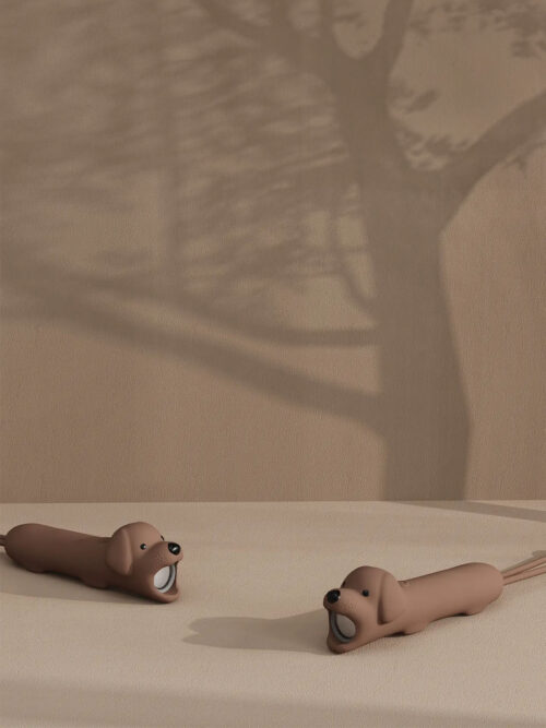 super latarka silikonowa dla dzieci piesek brązowy