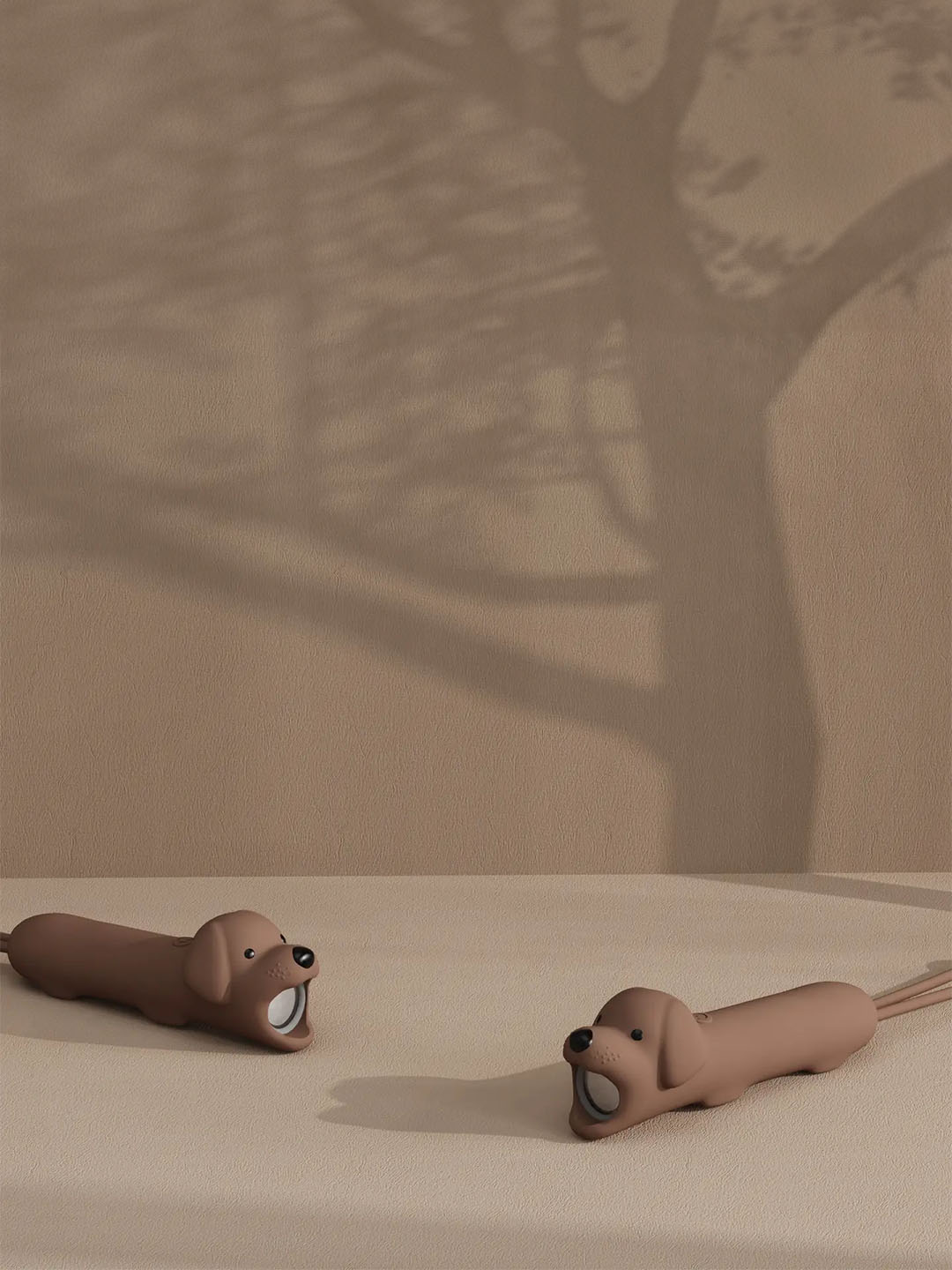 super latarka silikonowa dla dzieci piesek brązowy