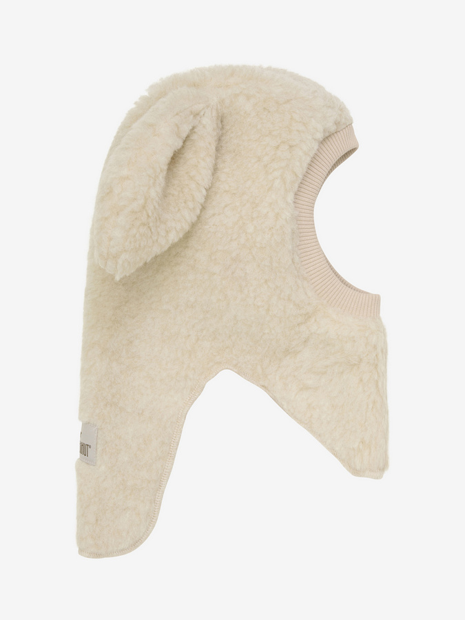 kominiarka z uszami huttelihut cement wooly teddy merino