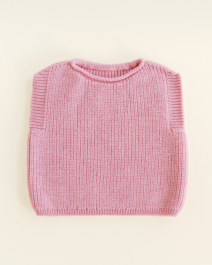 newborn kamizelka hvid cotton candy vest