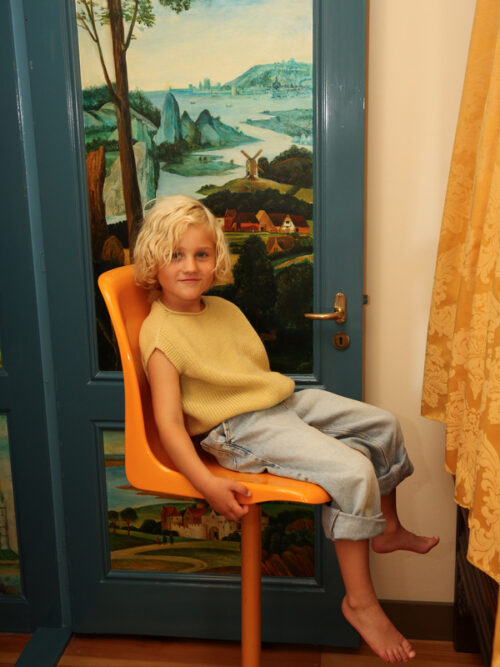 Vest Harvey kamizelka dziecięca kids light yellow hvid