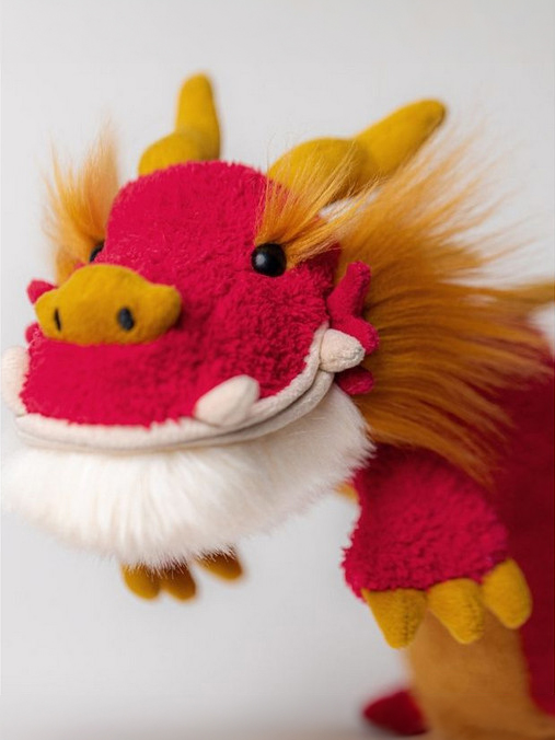 czerwony smok jellycat pluszak maskotka