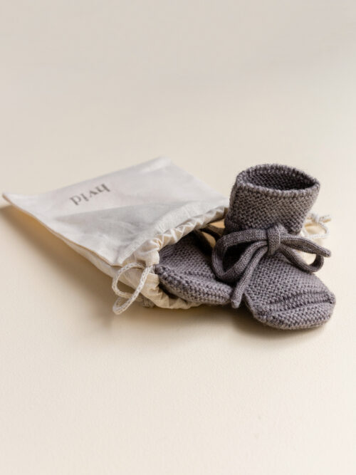 otter original booties hvid merino wool wełniane
