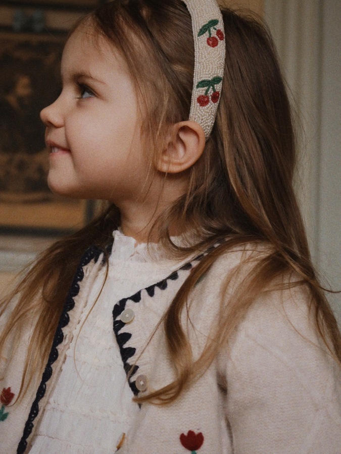 Opaska do włosów Konges Sloejd cherry