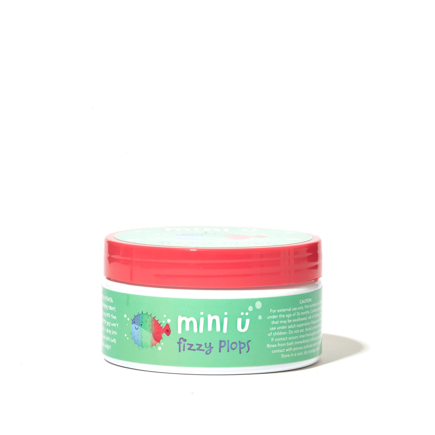 Mini U Fizzy Plops – bezpieczne tabletki do kąpieli dla dzieci w 4 kolorach
