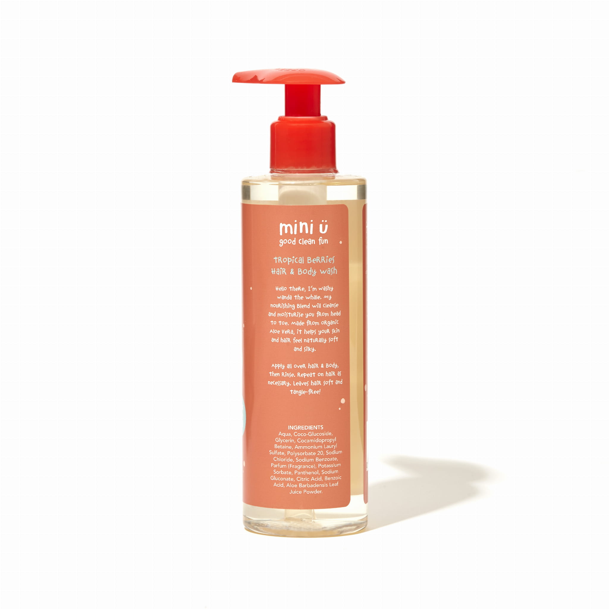 Naturalny żel 2w1 do mycia ciała i włosów dla dzieci i niemowląt z aloesem