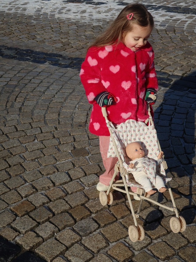 spacerówka wózek dla lalek doll Stroller Konges Sloejd