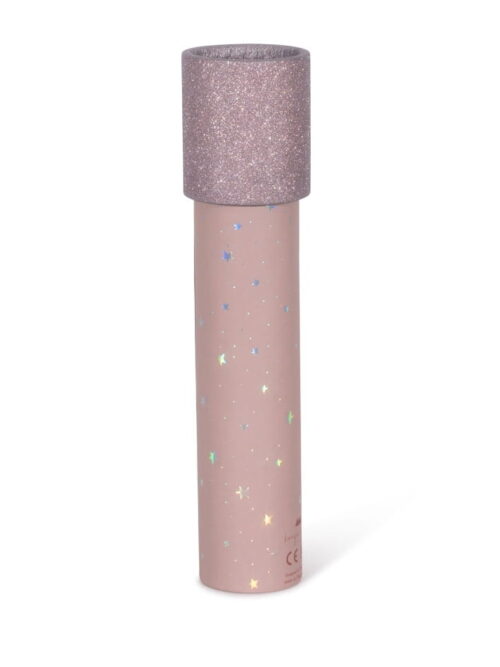 kalejdoskop z kolorowymi kamyczkami konges sloejd pink etolie sparkle