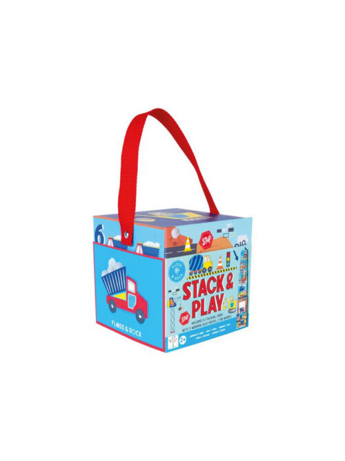 na budowie piramida samochody wieża do układania floss and rock