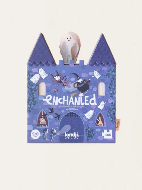 Dwustronne puzzle świecące w ciemności Enchanted Londji gra dla dzieci rodziny prezent