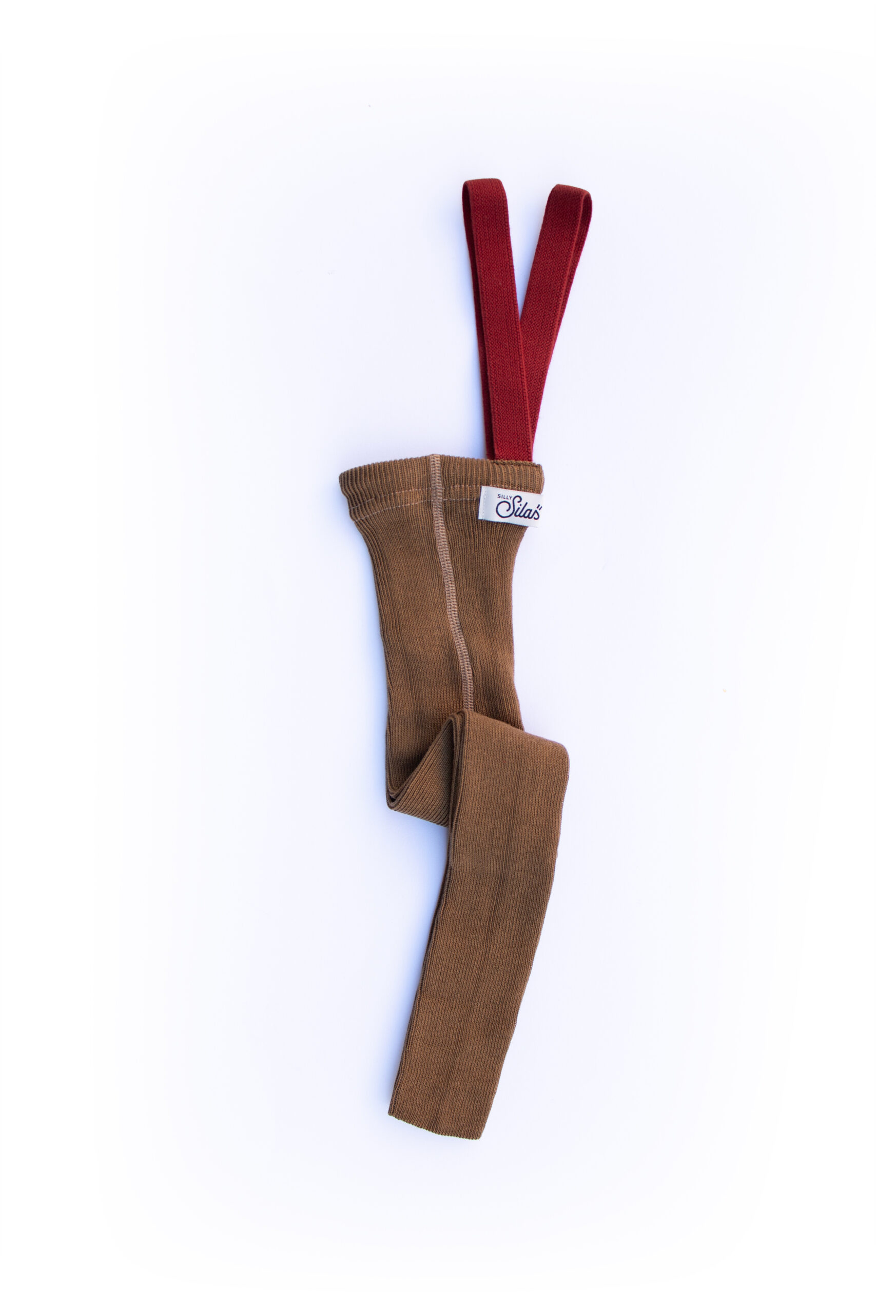 Silly Silas Legginsy na szelkach Acorn Brown W Maple Leaf - obrazek 7