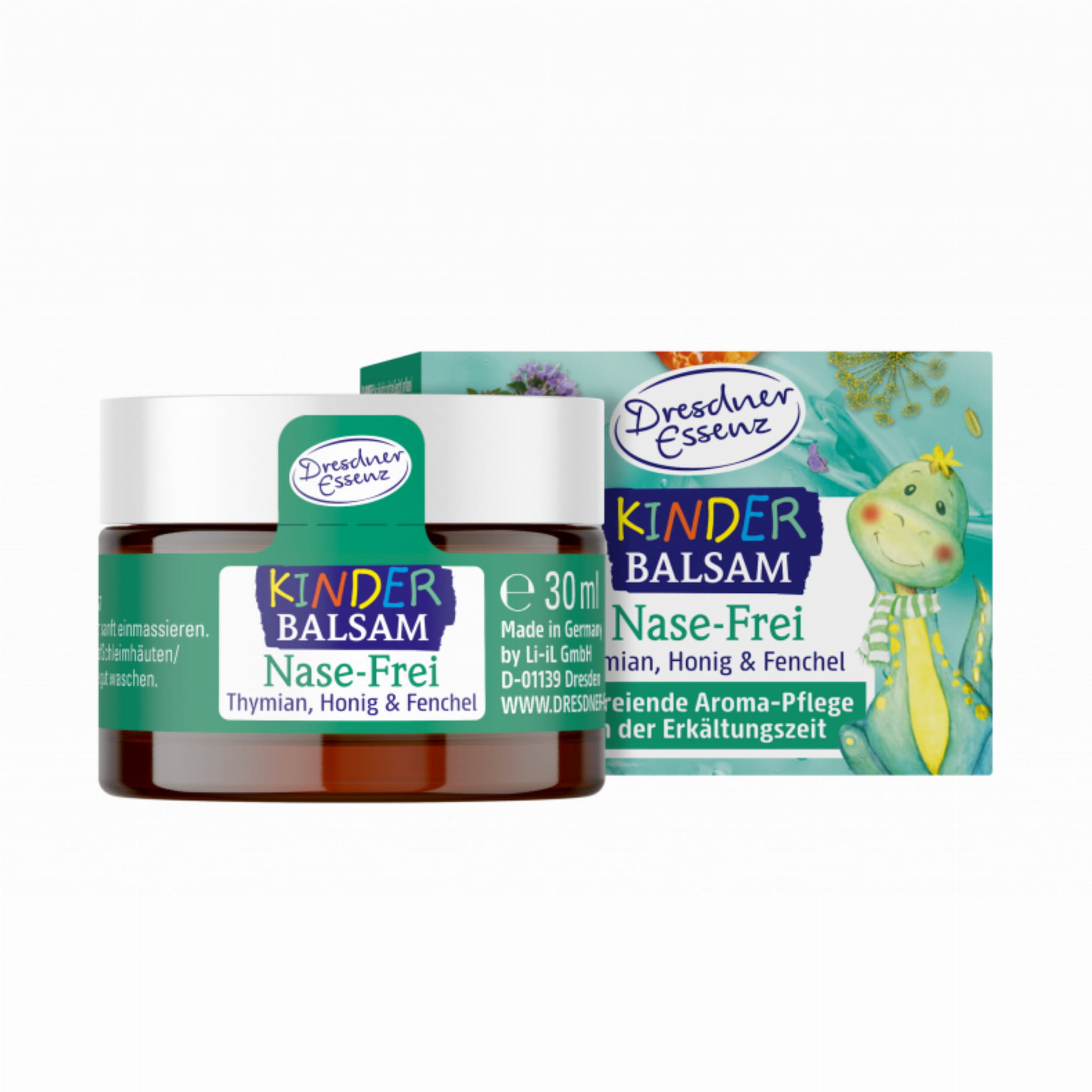 balsam na cieknące noski dresdner essenz dla dzieci i dorosłych katar oddychaj swobodnie