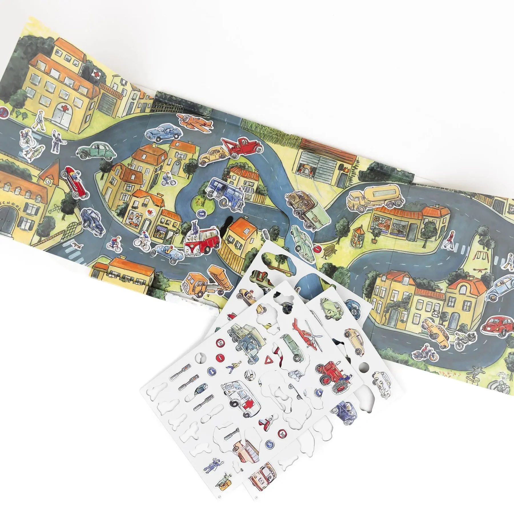 układanka magnetyczna samochody Egmont Toys