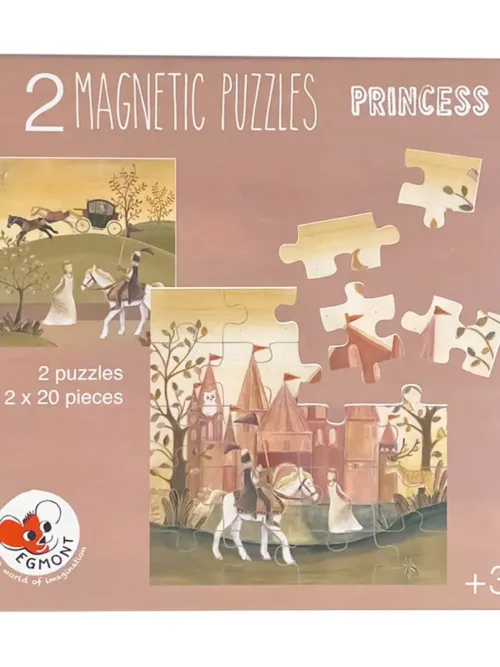 magnetyczna gra księżniczki Egmont Toys księżniczki magnetyczne zabawka układanka w teczce Egmont Toys
