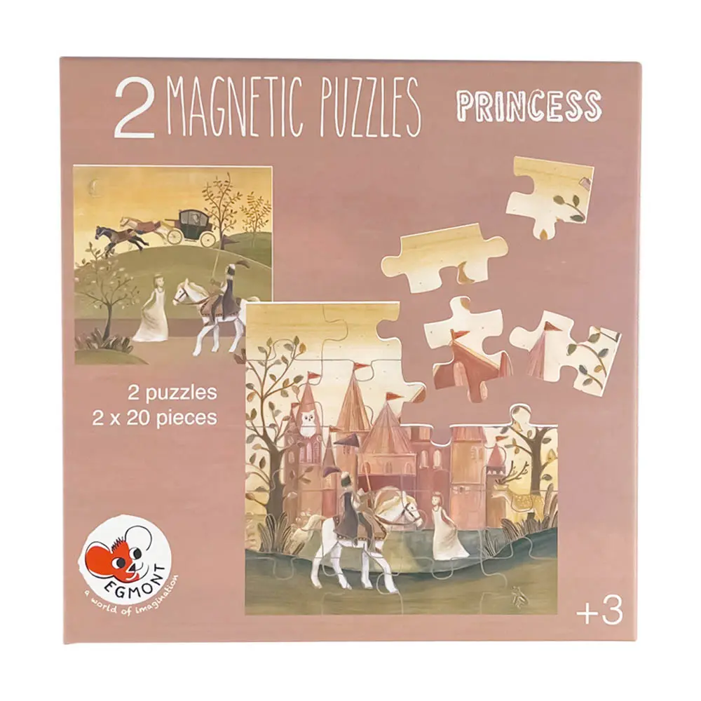 magnetyczna gra księżniczki Egmont Toys księżniczki magnetyczne zabawka układanka w teczce Egmont Toys